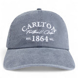 AFL Acid Wash Dad Cap - Carlton Blues