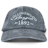 AFL Acid Wash Dad Cap - Collingwood Magpies