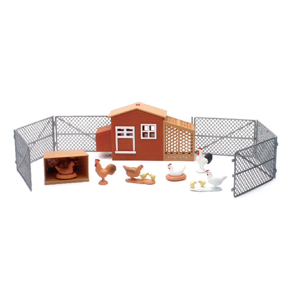 Country Life Large Chicken Coop Set With Sound