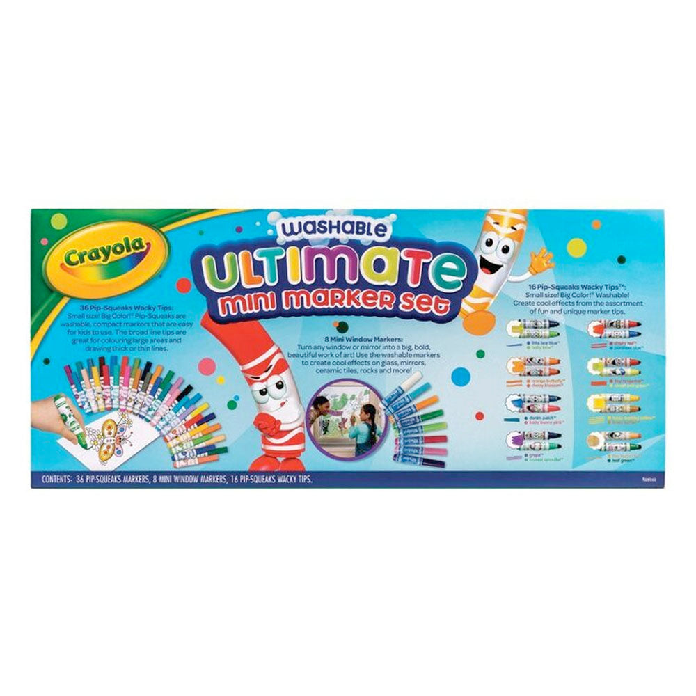 Crayola Washable Ultimate Mini Marker Set