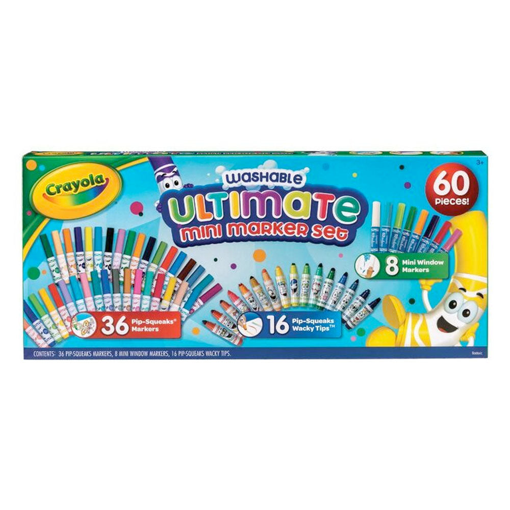 Crayola Washable Ultimate Mini Marker Set