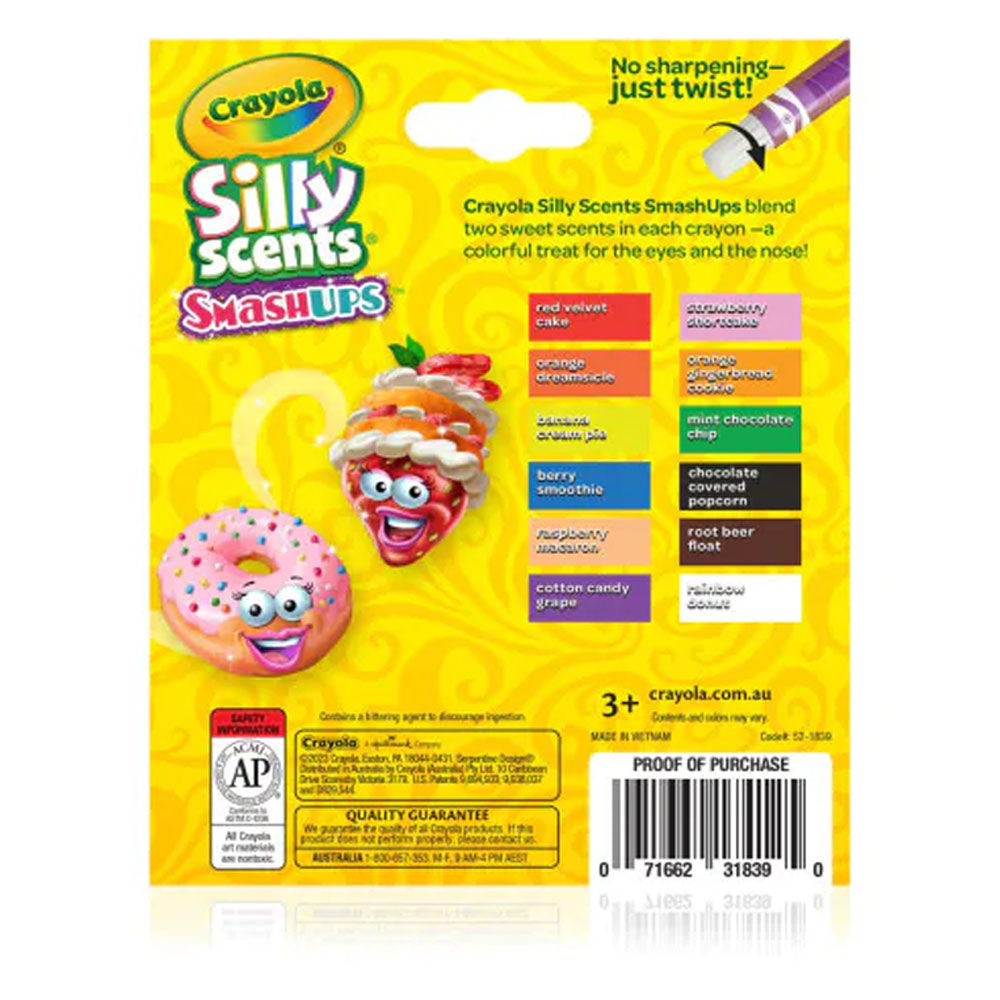 Crayola Silly Scents Smash Ups Twist Crayons