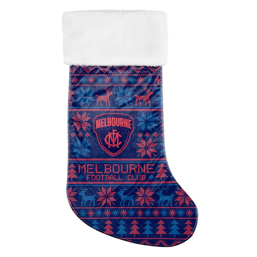 AFL Xmas Stocking - Melbourne Demons