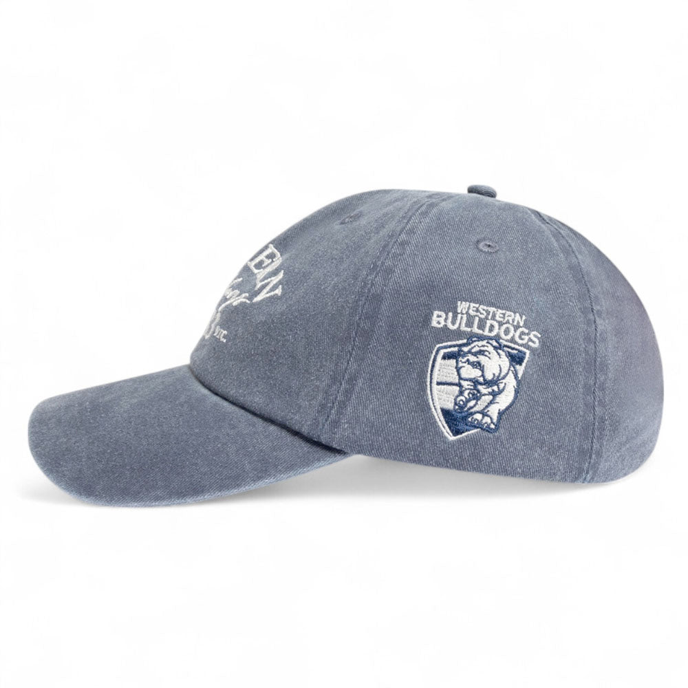 AFL Acid Wash Dad Cap -Western Bulldogs