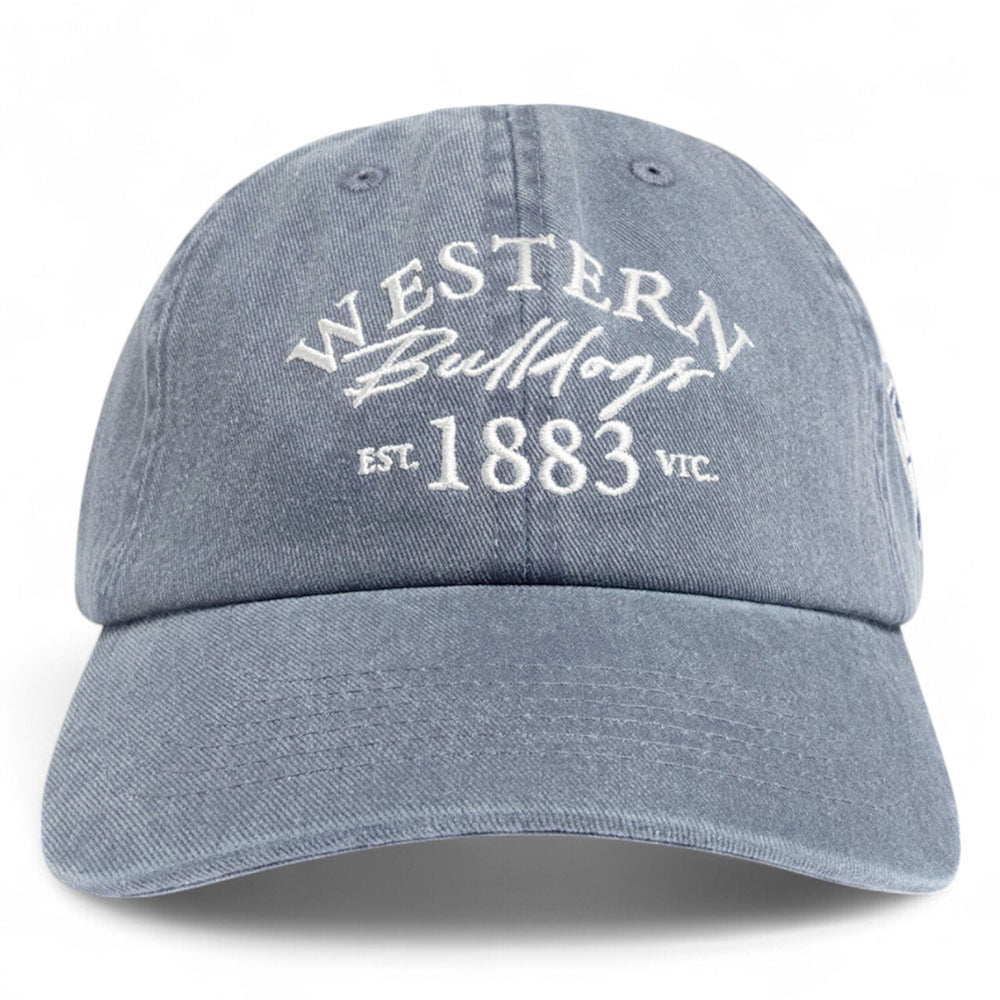 AFL Acid Wash Dad Cap -Western Bulldogs