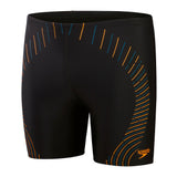 Speedo Mens Duo Logo Print Mid Jammer