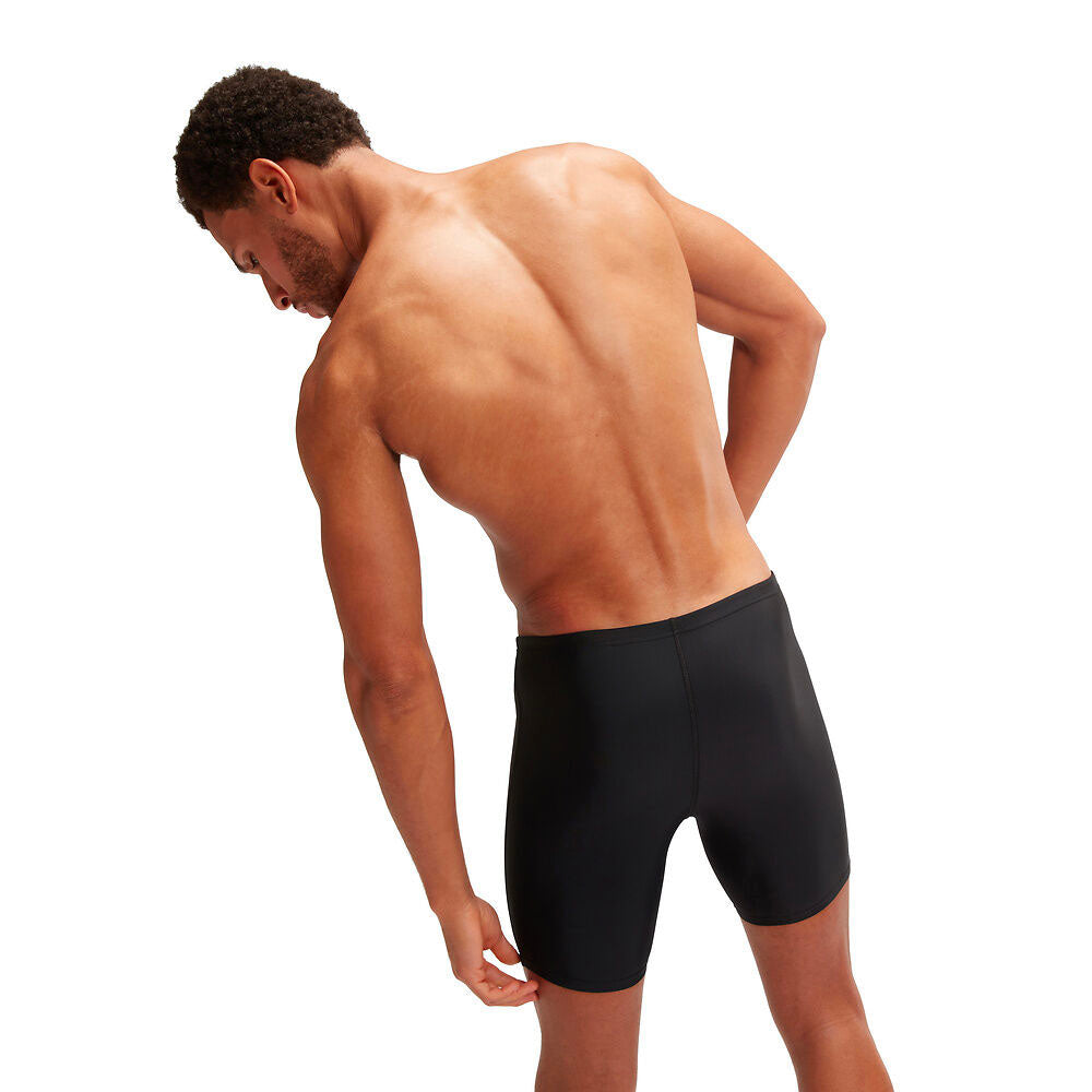 Speedo Mens Duo Logo Print Mid Jammer