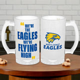 AFL Frosted Stein Glass - West Coast Eagles