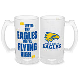 AFL Frosted Stein Glass - West Coast Eagles