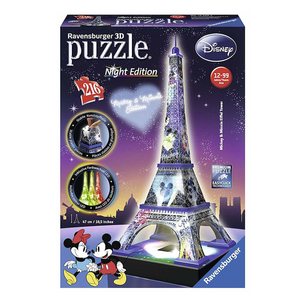 Ravensburger - Mickey Minnie Eiffel Tower 3D Build 2
