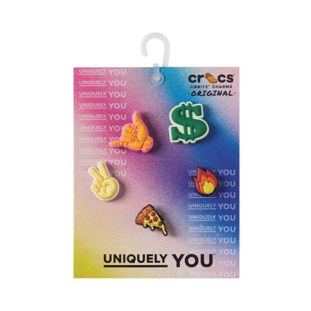 Crocs Jibbitz Charms Emoji 5 Pack