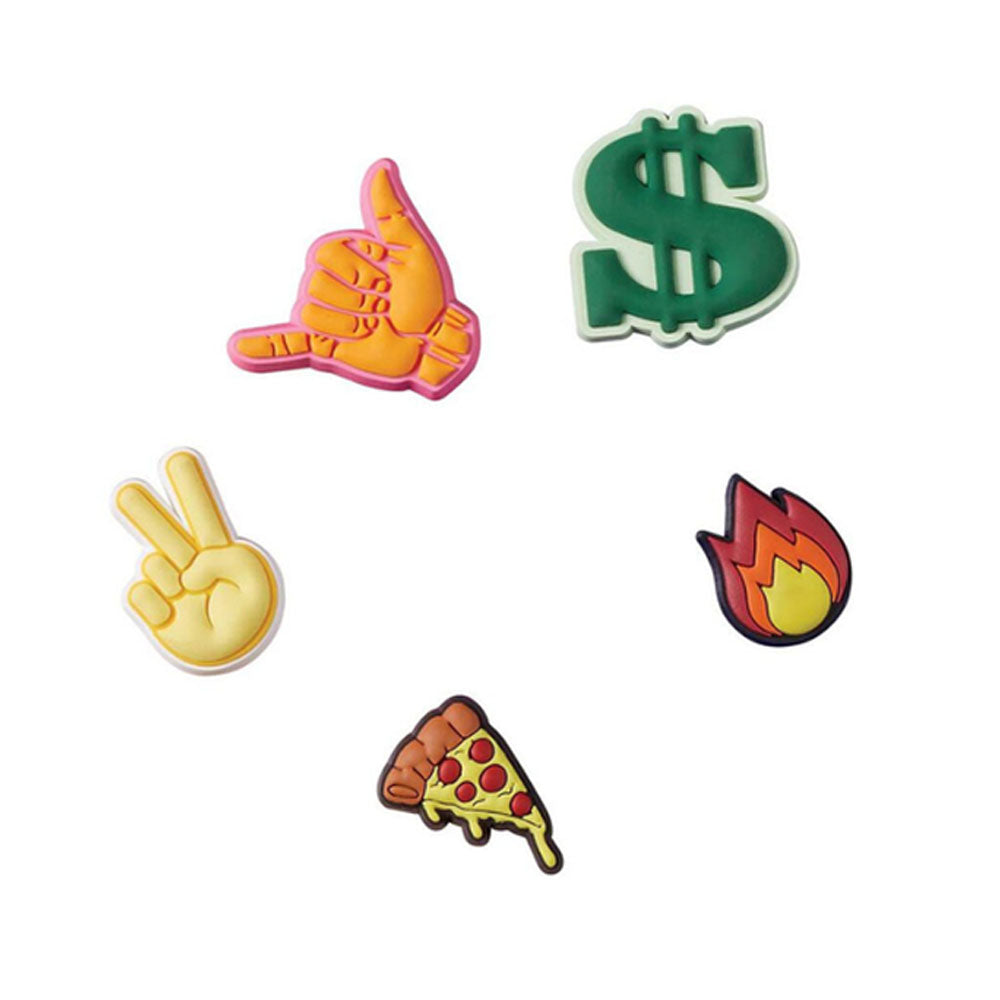 Crocs Jibbitz Charms Emoji 5 Pack