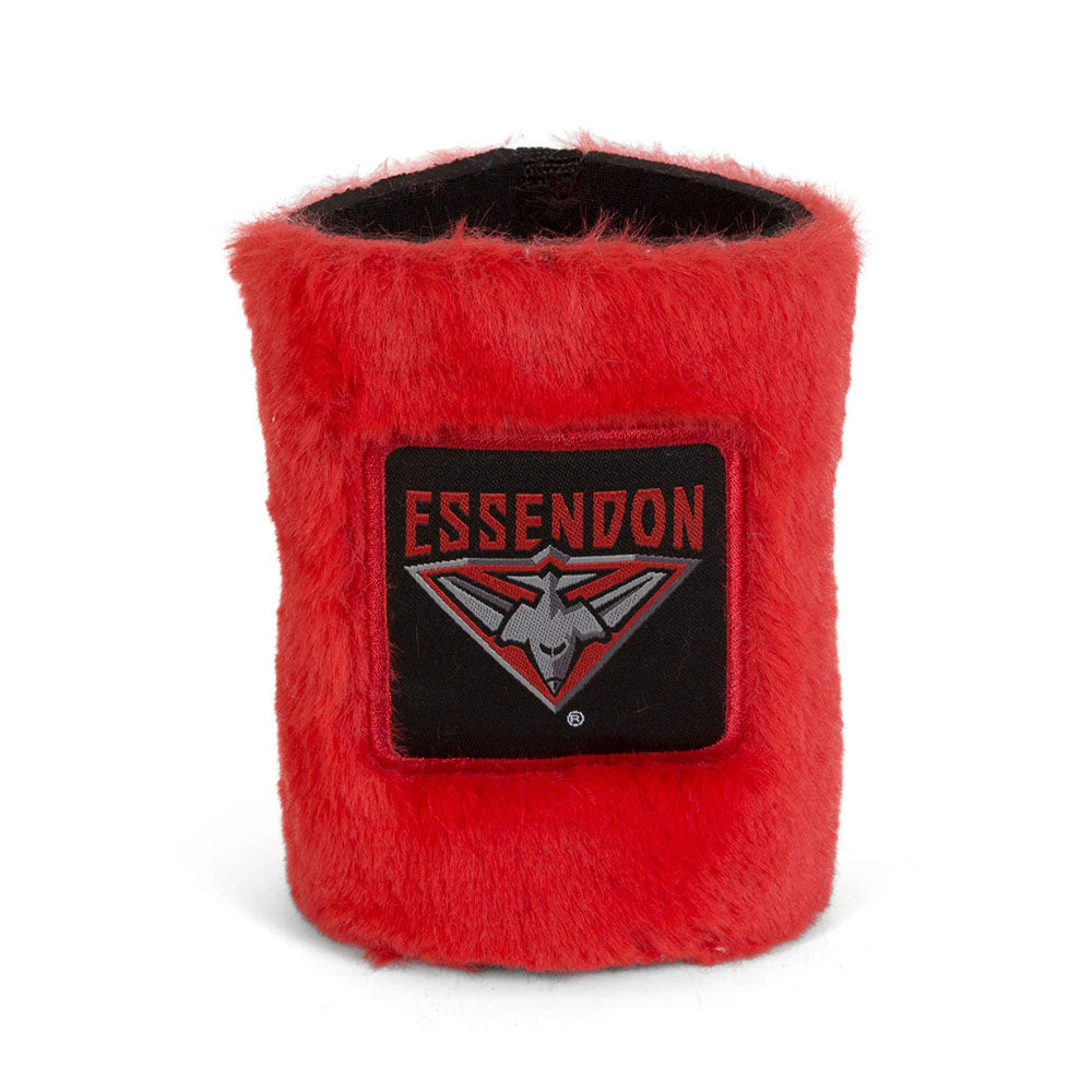 AFL Essendon Fluffy Can Cooler
