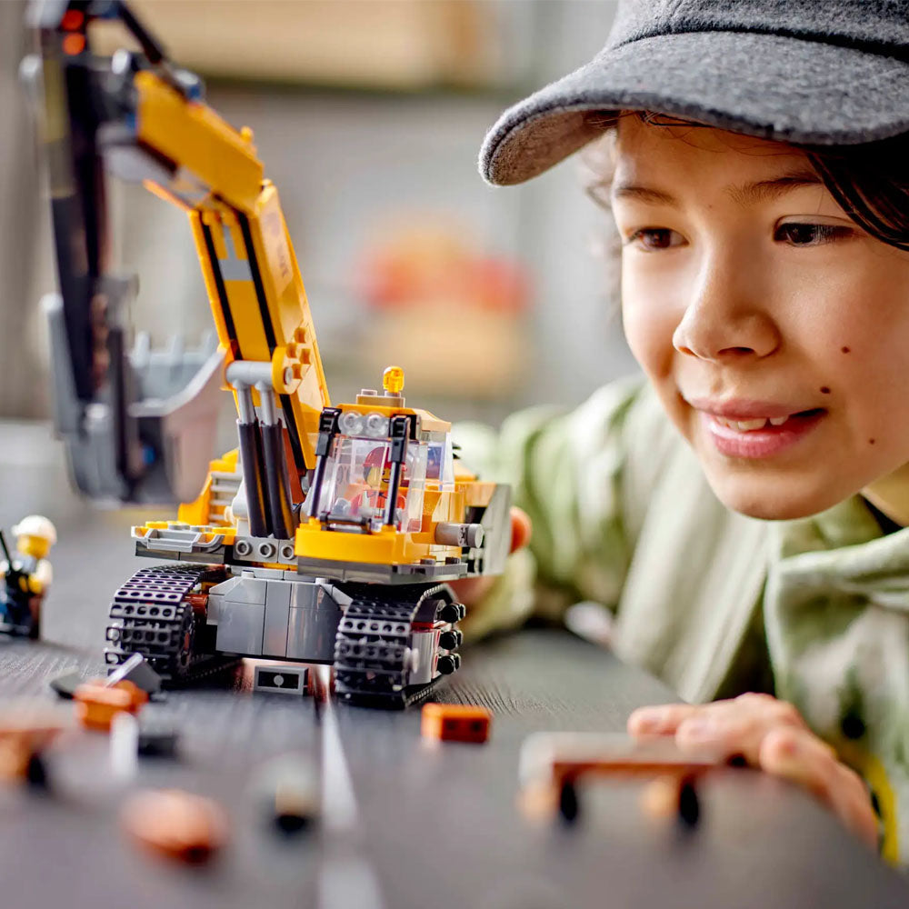 LEGO City Yellow Construction Excavator 60420