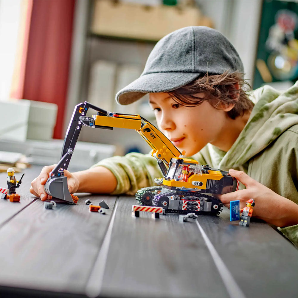 LEGO City Yellow Construction Excavator 60420