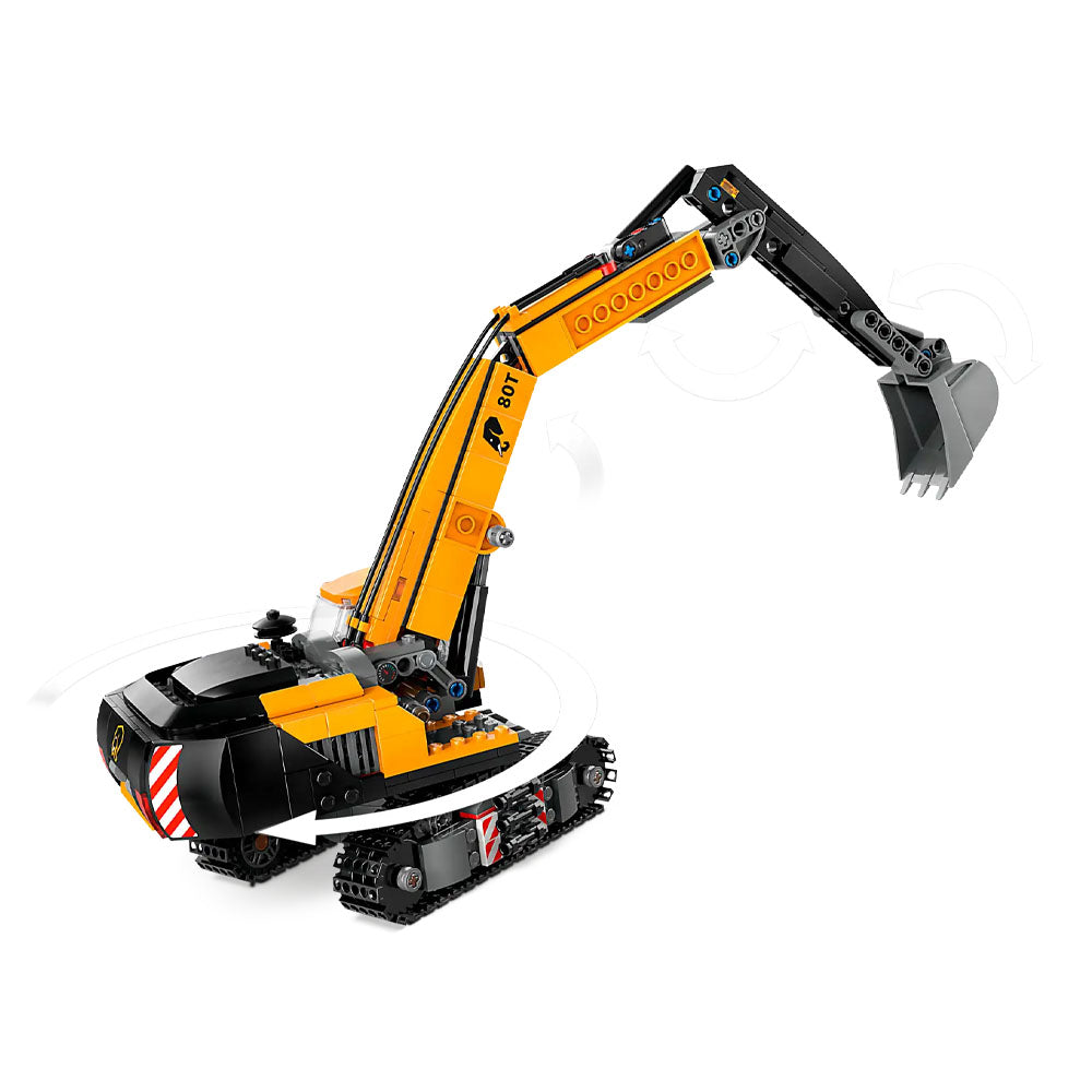 LEGO City Yellow Construction Excavator 60420