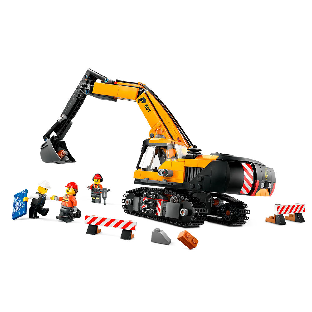 LEGO City Yellow Construction Excavator 60420