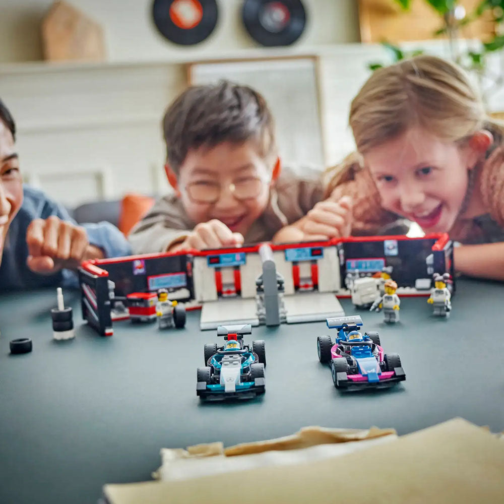 LEGO City F1 Garage & Mercedes-AMG & Alpine Cars - 60444