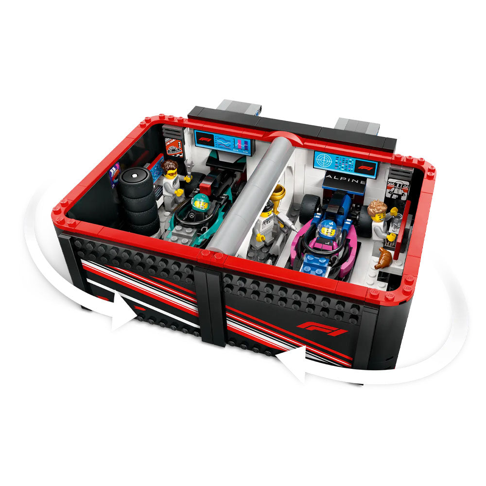 LEGO City F1 Garage & Mercedes-AMG & Alpine Cars - 60444