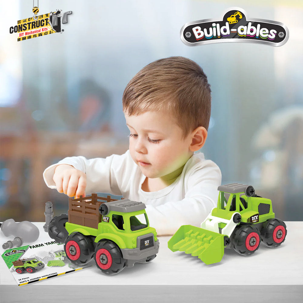 Construct It Build-Ables Farm Hand 2 In 1 Vehicles