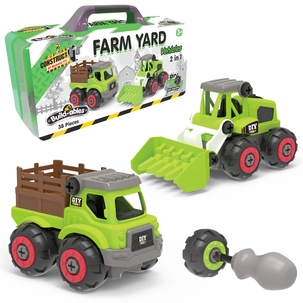 Construct It Build-Ables Farm Hand 2 In 1 Vehicles