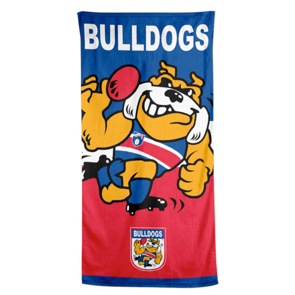 AFL Jumbo Beach Towel - Western Bulldogs
