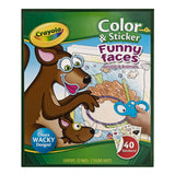 Crayola Color And Sticker Funny Faces