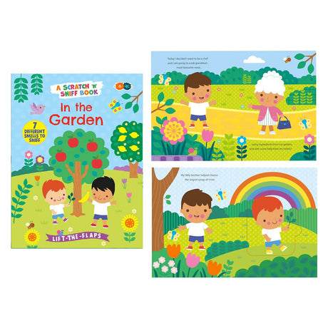 Buddy & Barney Scratch And Sniff Smell Book - In The Garden