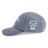 AFL Acid Wash Dad Cap - Geelong Cats