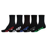 Globe Youth Stealth Crew Sock 5 Pack