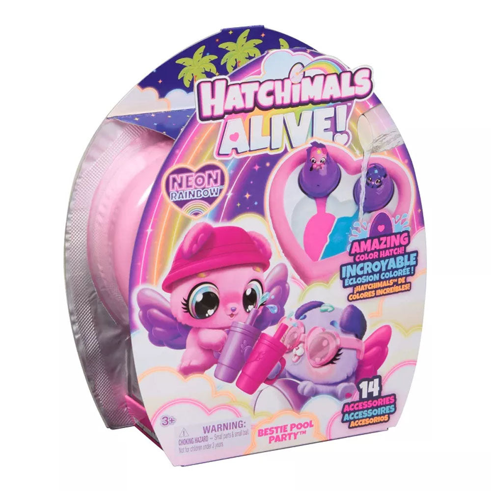 Hatchimals Alive Neon Rainbow - Bestie Pool Party