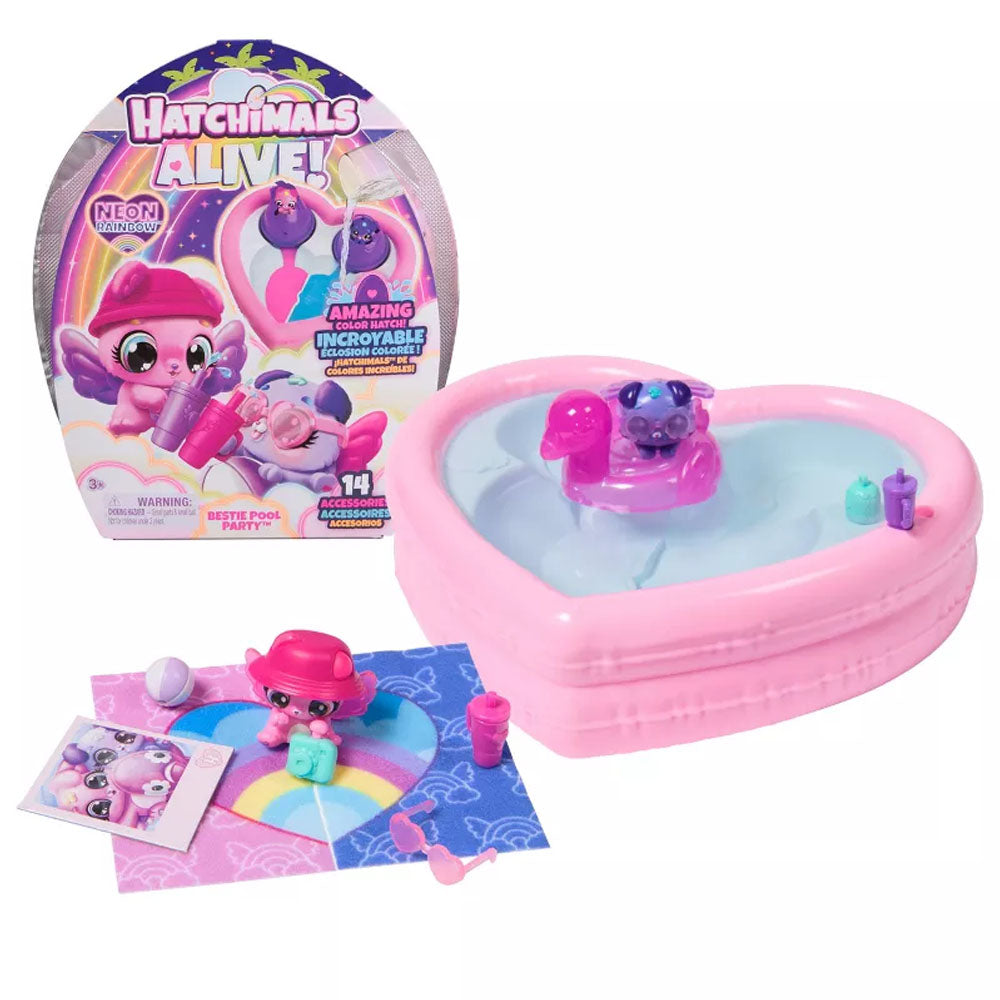 Hatchimals Alive Neon Rainbow - Bestie Pool Party