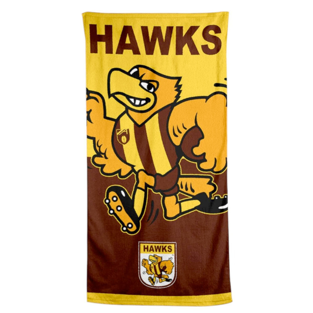 AFL Jumbo Beach Towel - Hawthorn Hawks