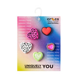 Crocs Jibbitz Charms Hearts 5 Pack