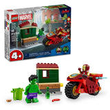 LEGO Marvel Iron Man With Bike And The Hulk - 76287