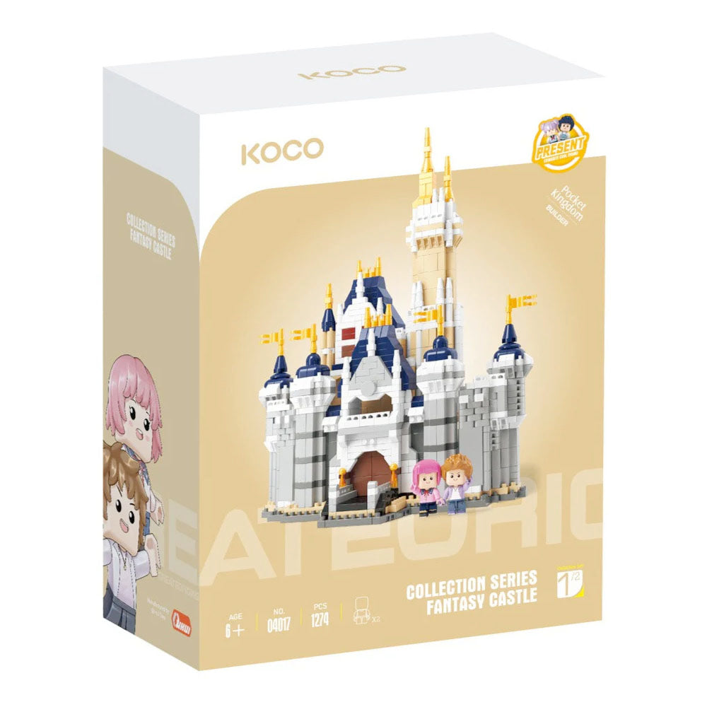 KOCO Pocket Kingdom Builder Collection Series Dreamy Fantasy Castle 1274 Pcs