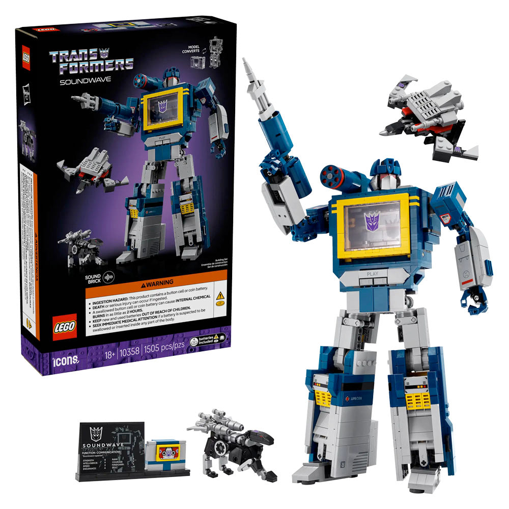 LEGO Icons Transformers Soundwave - 10358