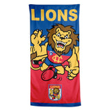 AFL Jumbo Beach Towel - Brisbane Lions