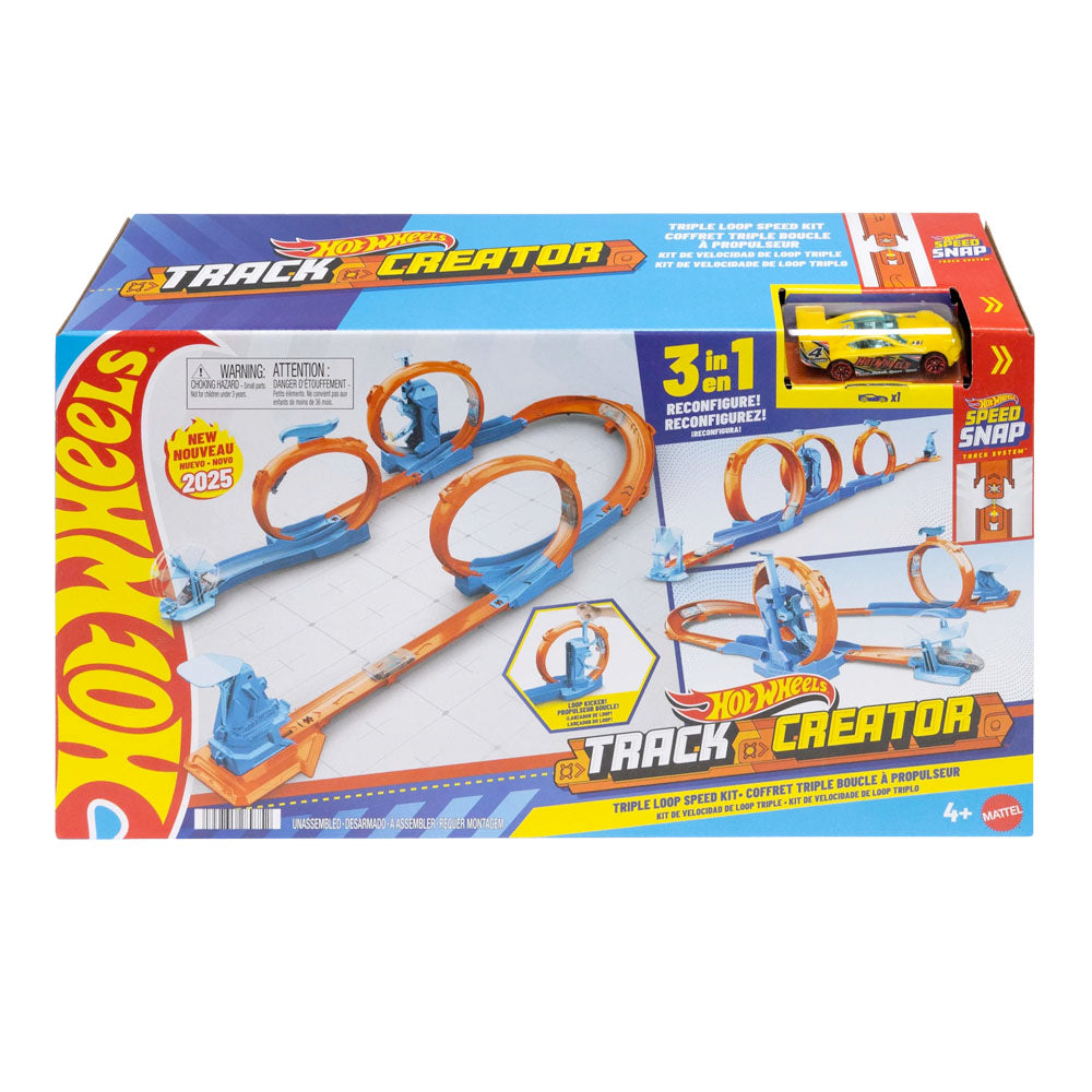Hot Wheels Track Creator Triple Loop Speed Kit