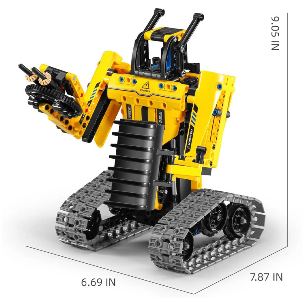 Mechanical Master 8037 RC Excavator & Robot 3in1 Stem Building Block Kit