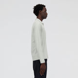 New Balance Mens Space Dye Quarter Zip Pullover