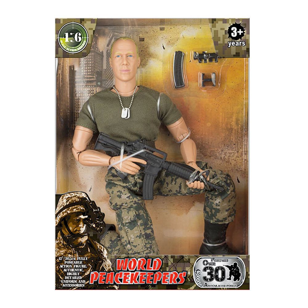 World Peacekeepers 1:6 Military Figure With Accessories