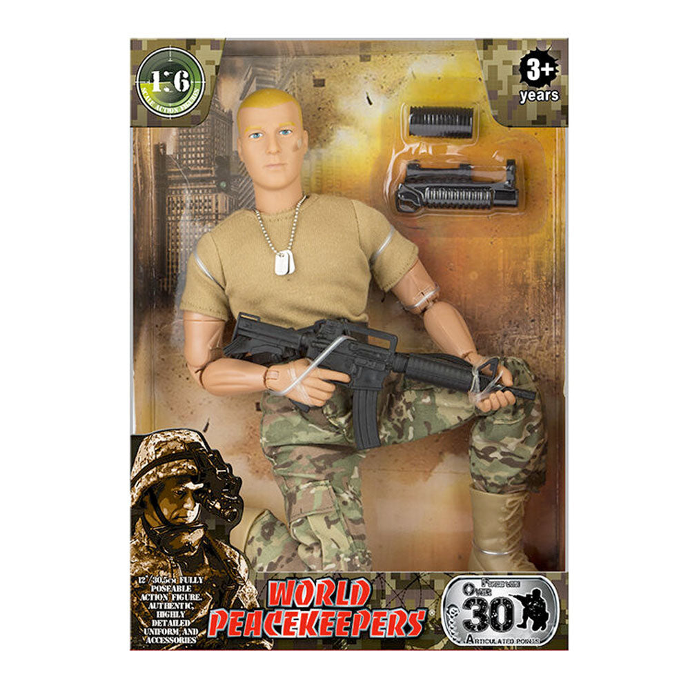 World Peacekeepers 1:6 Military Figure With Accessories