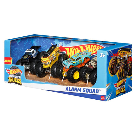 Hot Wheels Monster Trucks - Alarm Squad 4 Pack