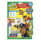 Crayola Color and Shapes Sticker Book Paw Patrol