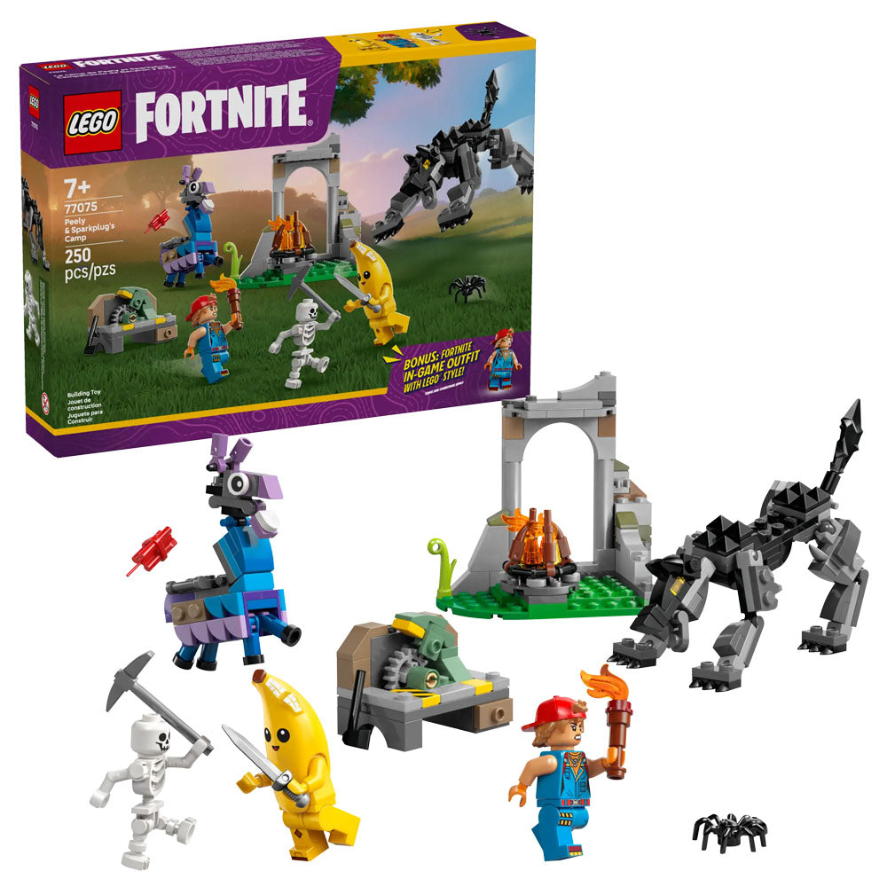 LEGO Fortnite Peely & Sparkplugs Camp - 77075