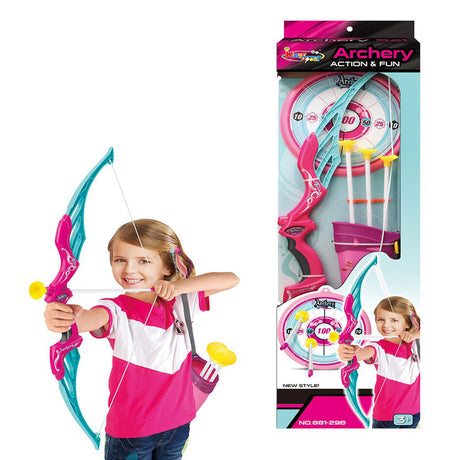 King Sport Pink Archery Action Set