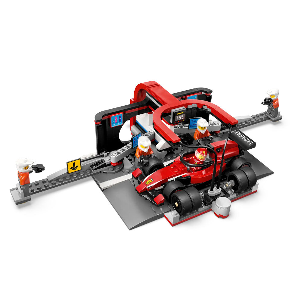 LEGO City F1 Pit Stop & Pit Crew with Ferrari Car - 60443