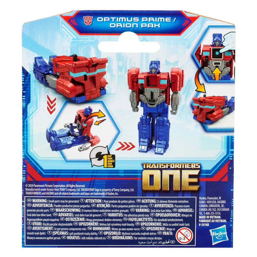 Transformers One 1 Step Cog Changer - Optimus Prime Orion Pax