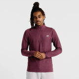 New Balance Mens Space Dye Quarter Zip Pullover